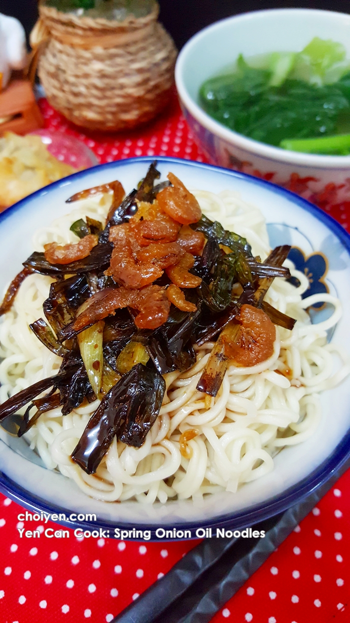 Yen Can Cook Spring Onion Oil Noodles 葱油拌面 Mimi's Dining Room