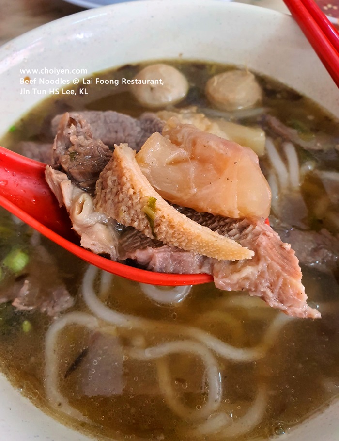 Beef Noodles & Lala Meehoon Lai Foong Restaurant, Jln Tun HS Lee, KL