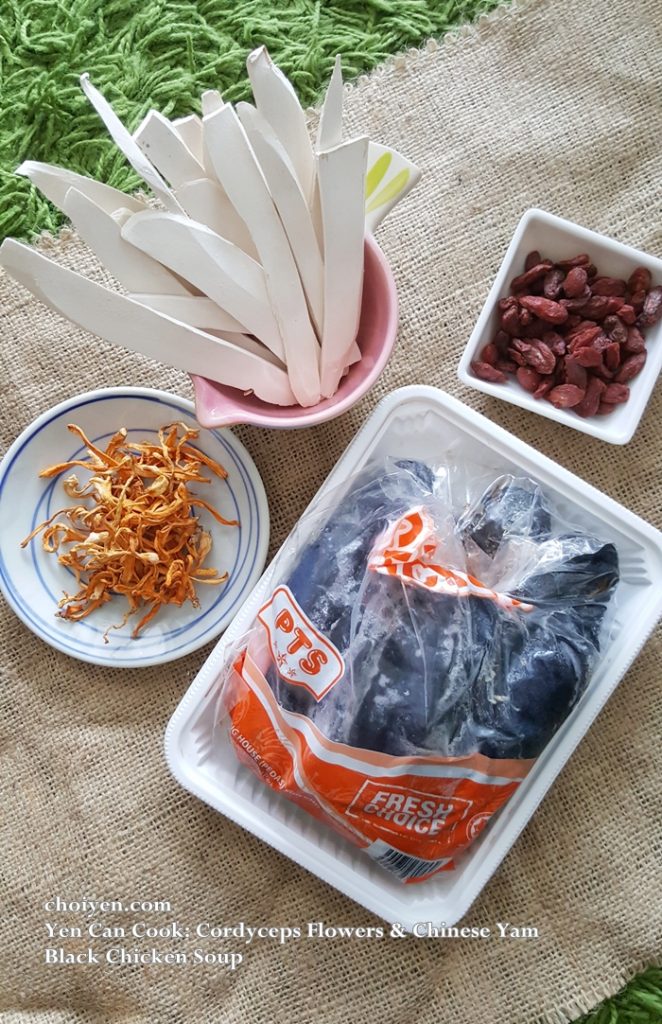 Yen Can Cook Cordyceps Flowers & Chinese Yam Black Chicken Soup Mimi